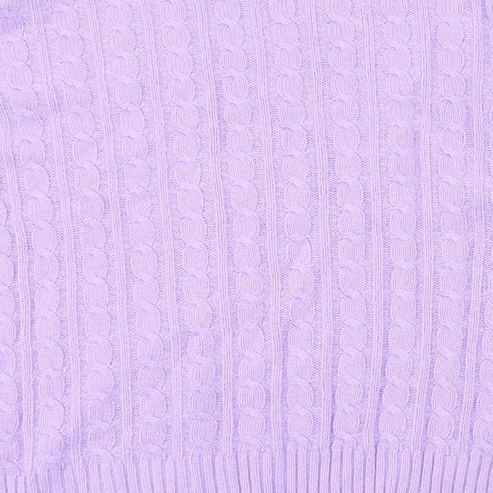 Envy Womens Purple   Pullover Jumper Size M