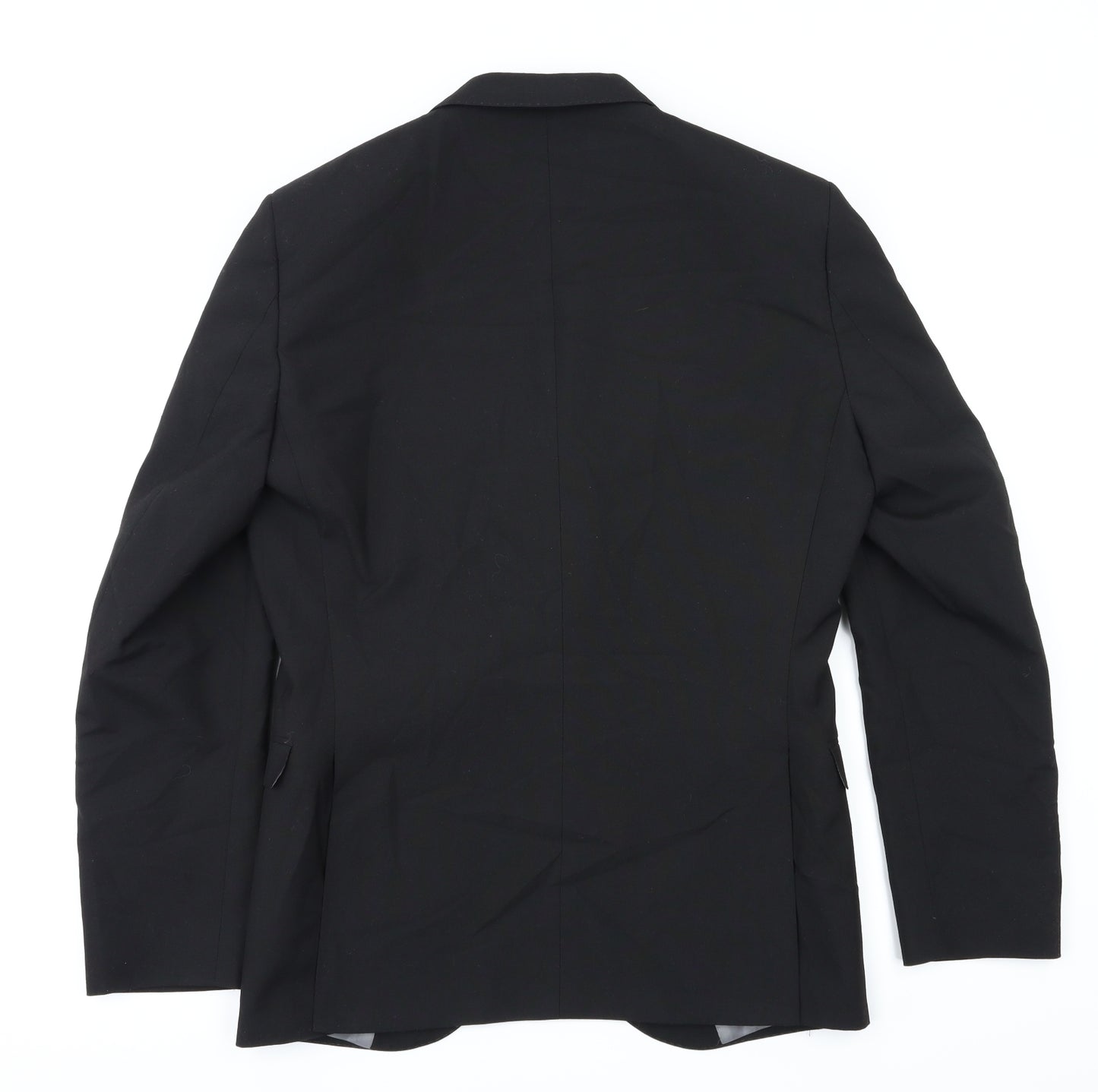 Preworn Mens Black   Jacket Blazer Size 38