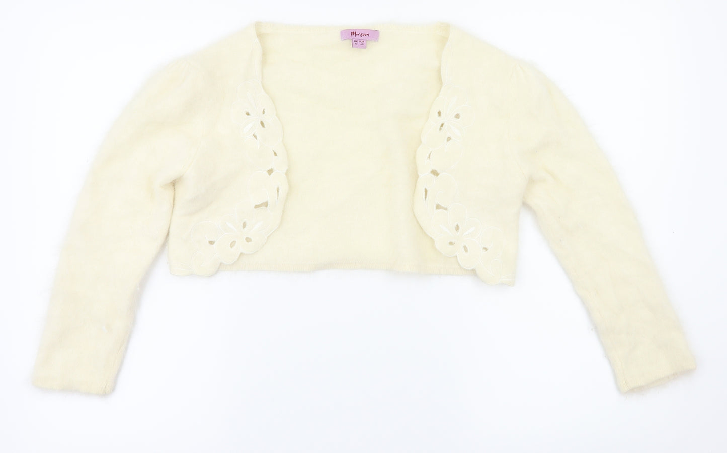 Monsoon Womens Ivory   Cardigan Jumper Size 12