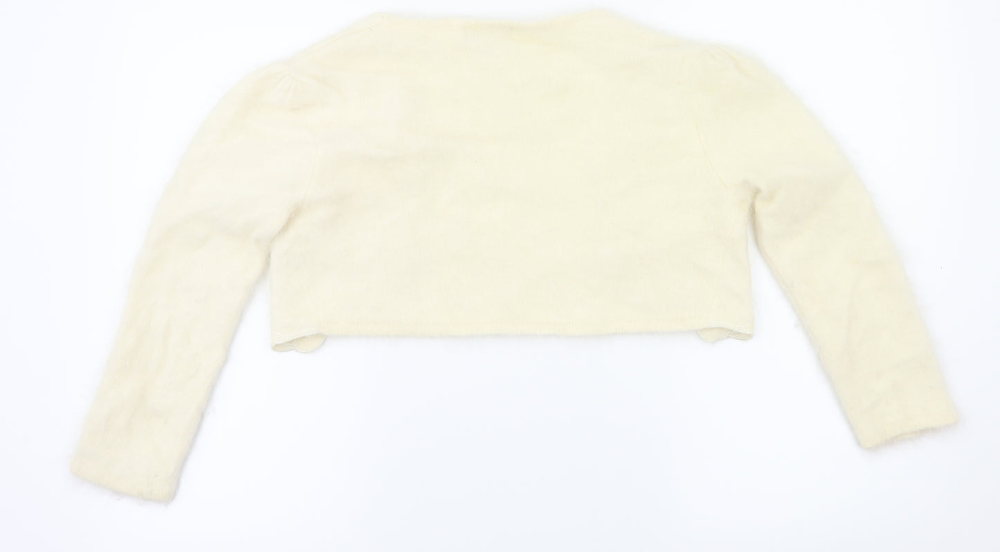 Monsoon Womens Ivory   Cardigan Jumper Size 12
