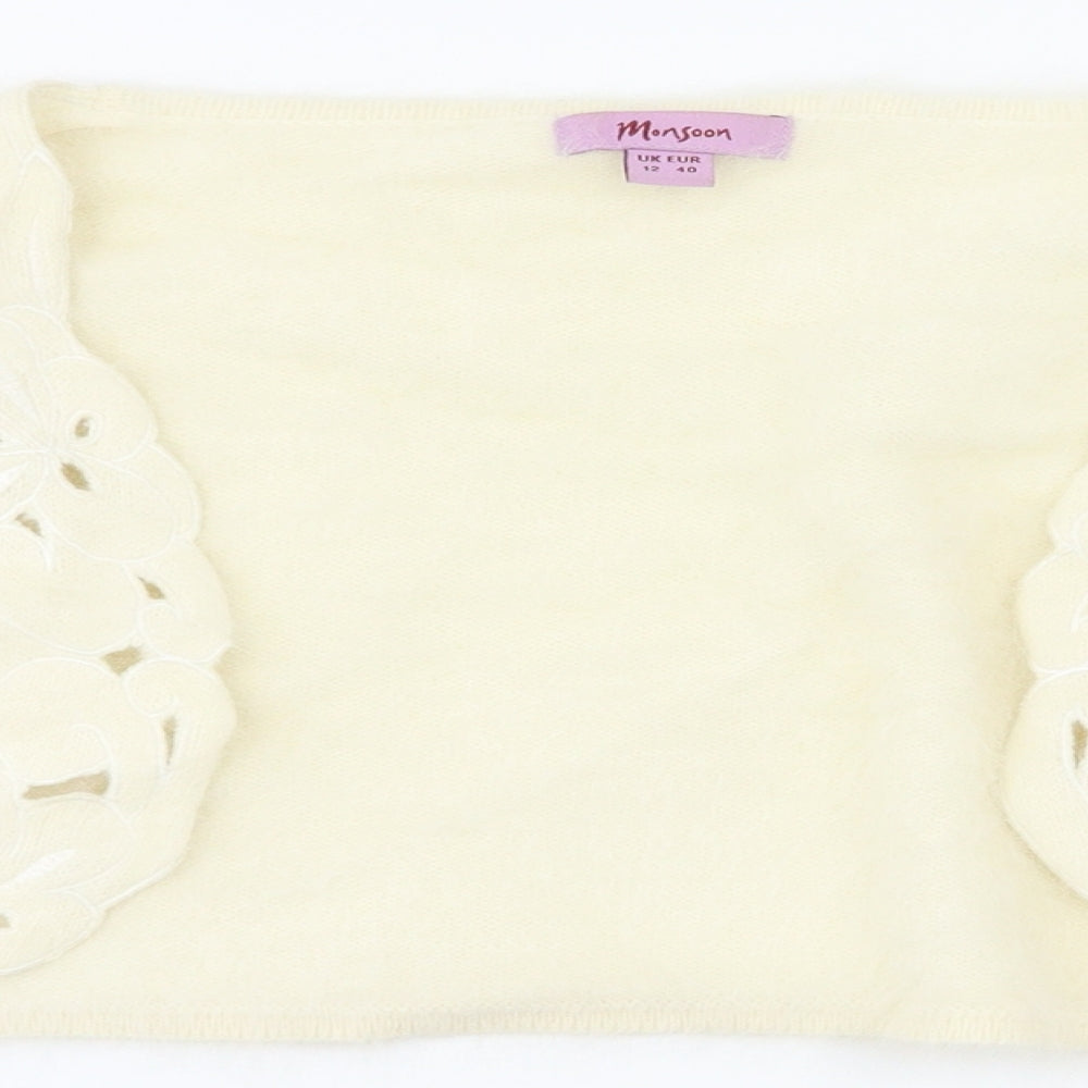 Monsoon Womens Ivory   Cardigan Jumper Size 12