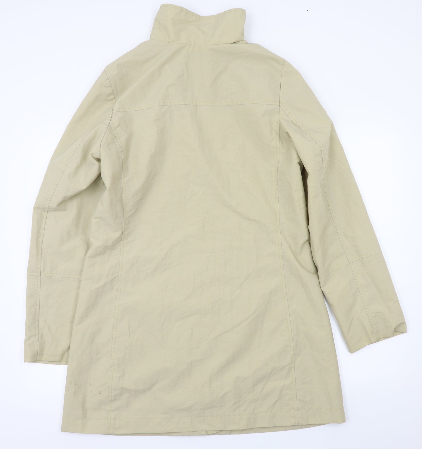 H&M Womens Beige   Rain Coat Coat Size 12