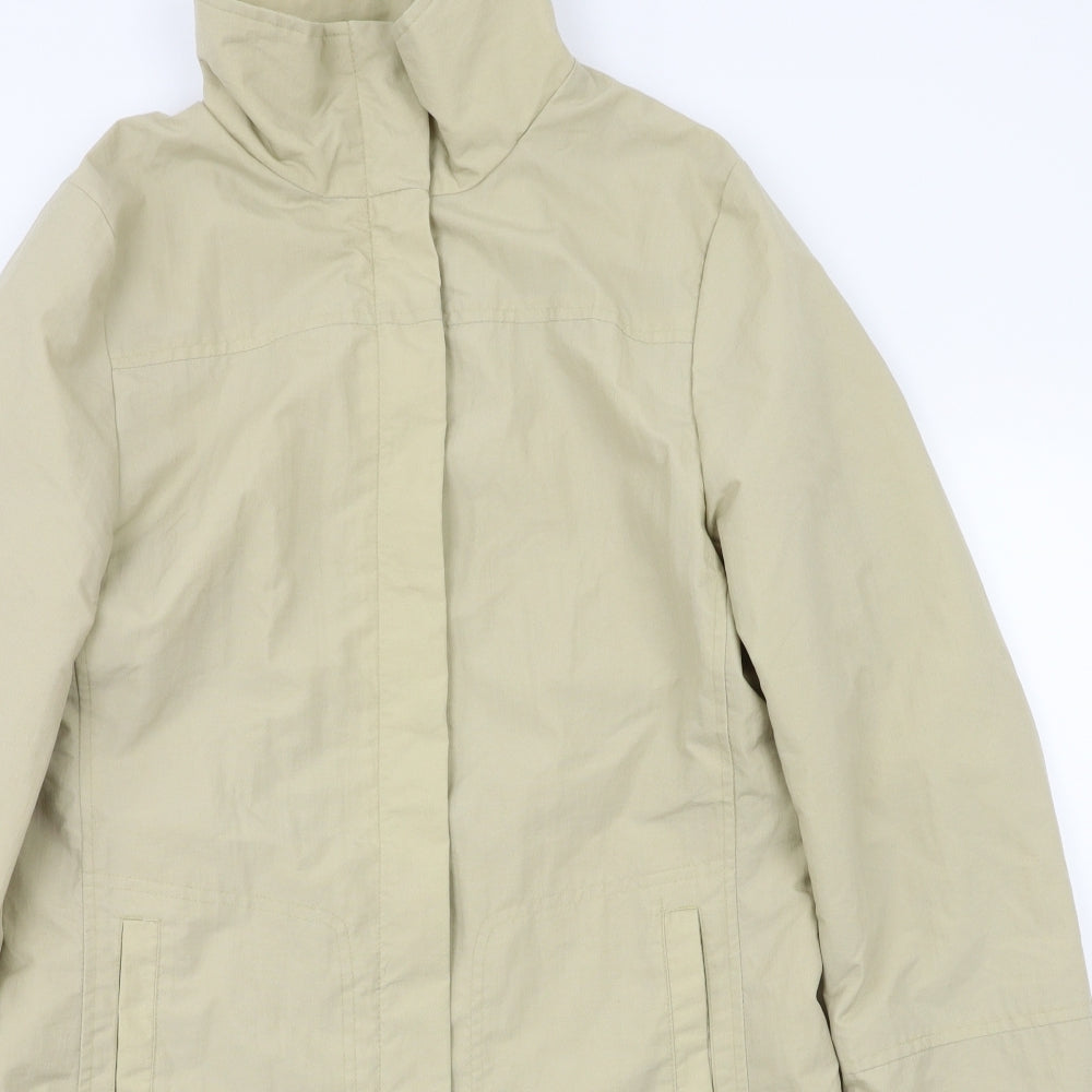 H&M Womens Beige   Rain Coat Coat Size 12