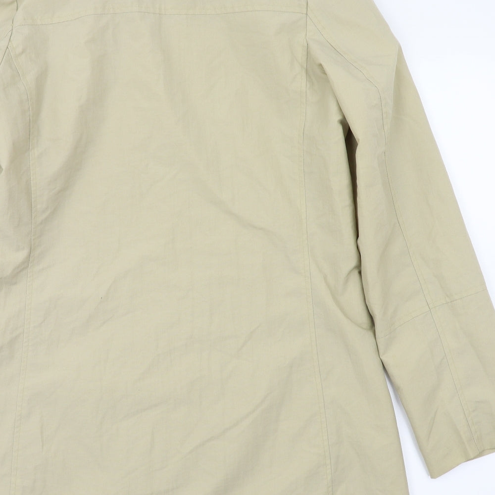 H&M Womens Beige   Rain Coat Coat Size 12