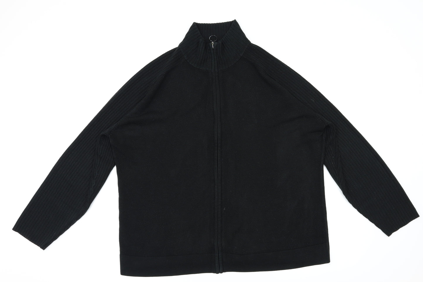 East Coast Womens Black   Full Zip Jumper Size 24