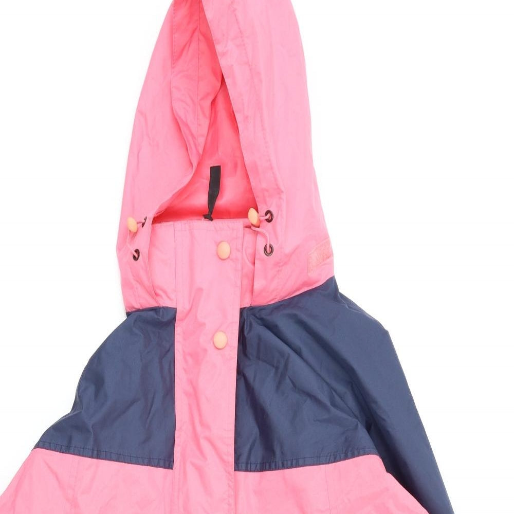 Classics Womens Pink   Rain Coat Coat Size 14