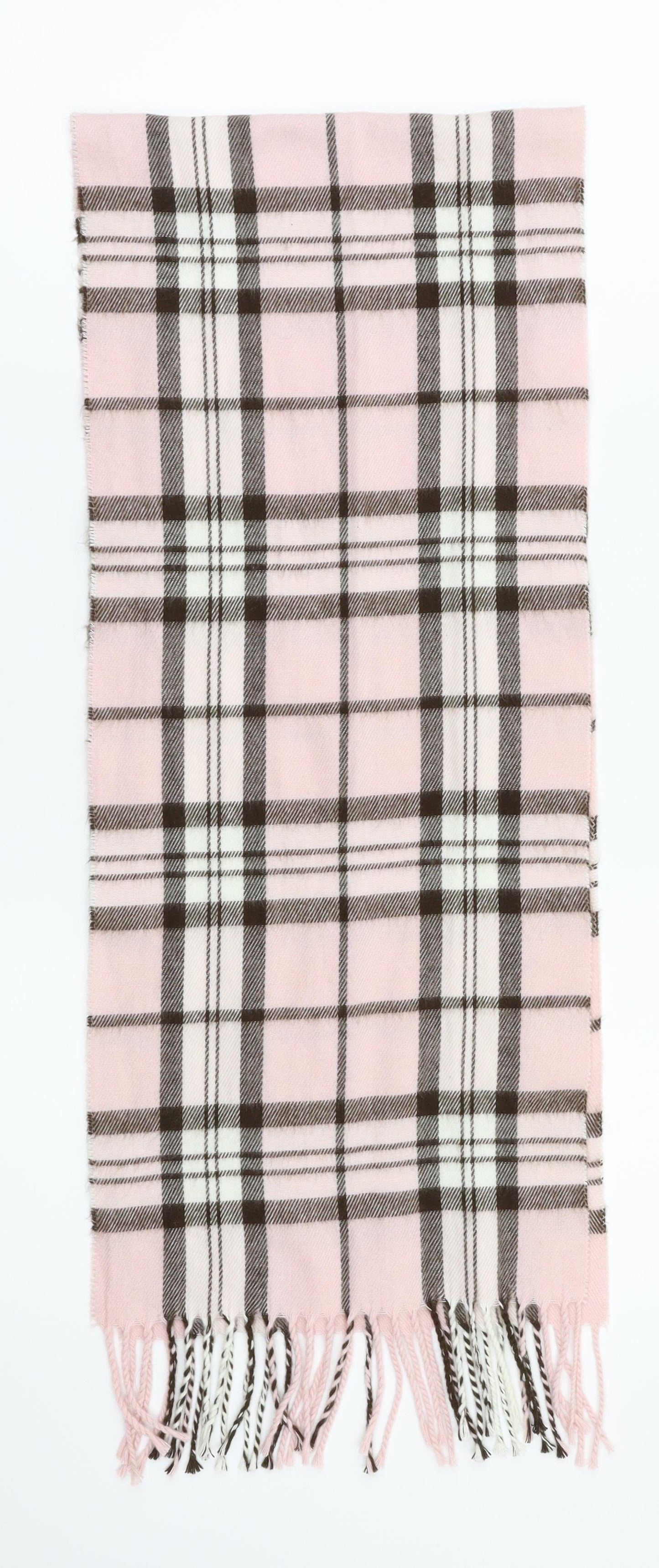 preworn  Womens Pink Check   Scarf