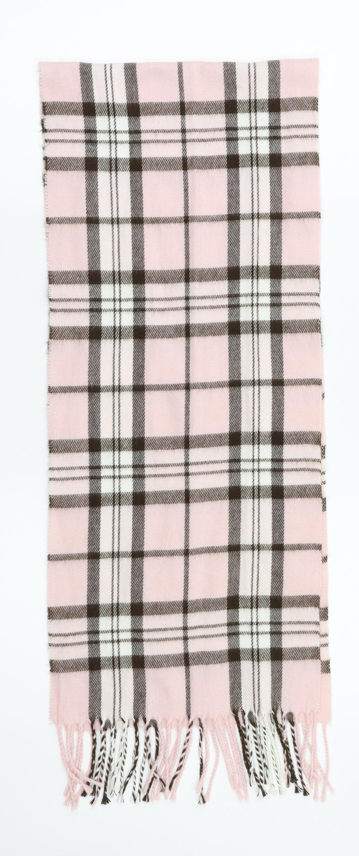 preworn  Womens Pink Check   Scarf