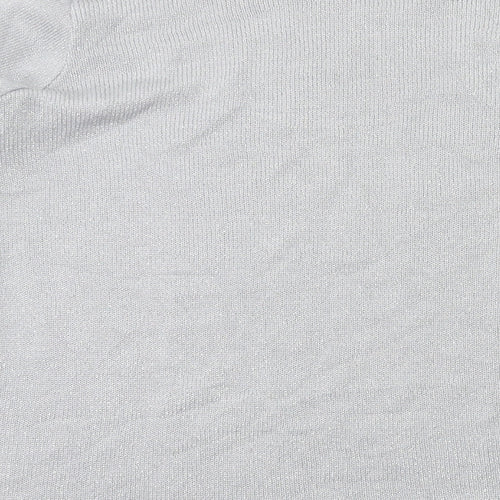 EWM Womens Silver   Basic T-Shirt Size M