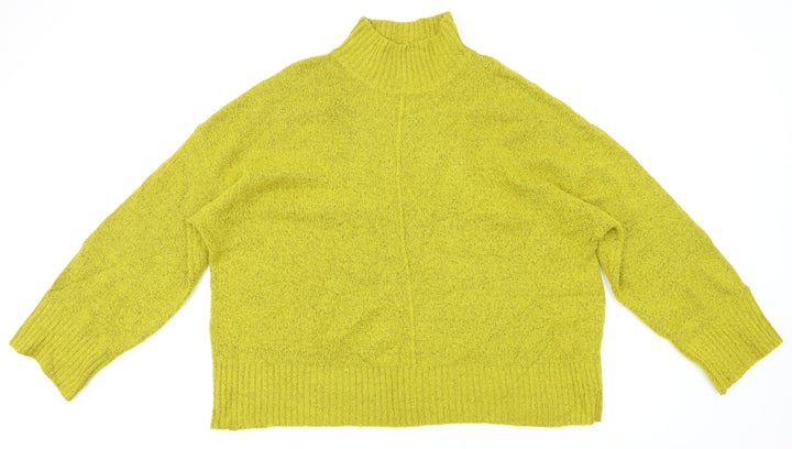 F&F Womens Yellow Pullover Jumper Size 16