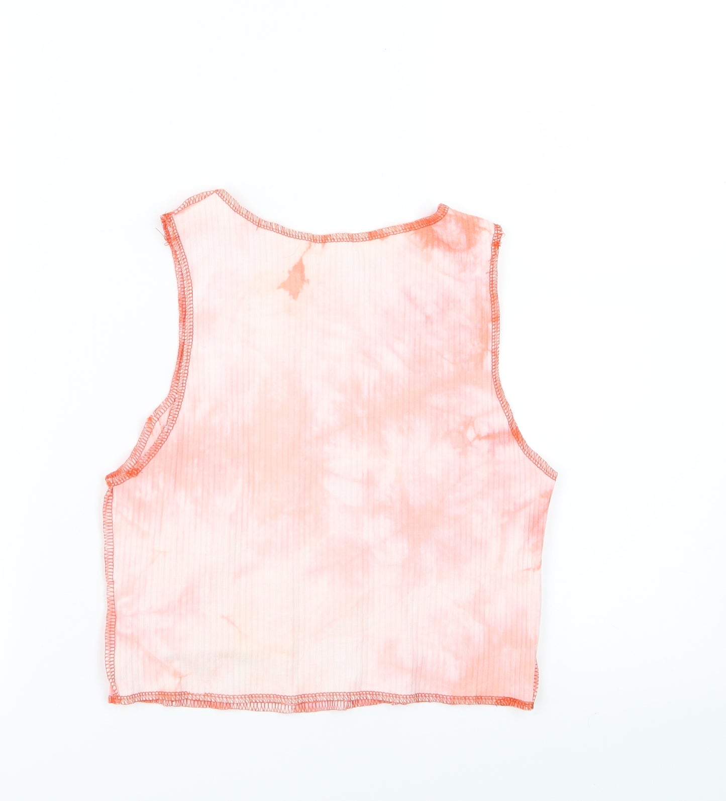SheIn Womens Red  Jersey Cropped Tank Size S