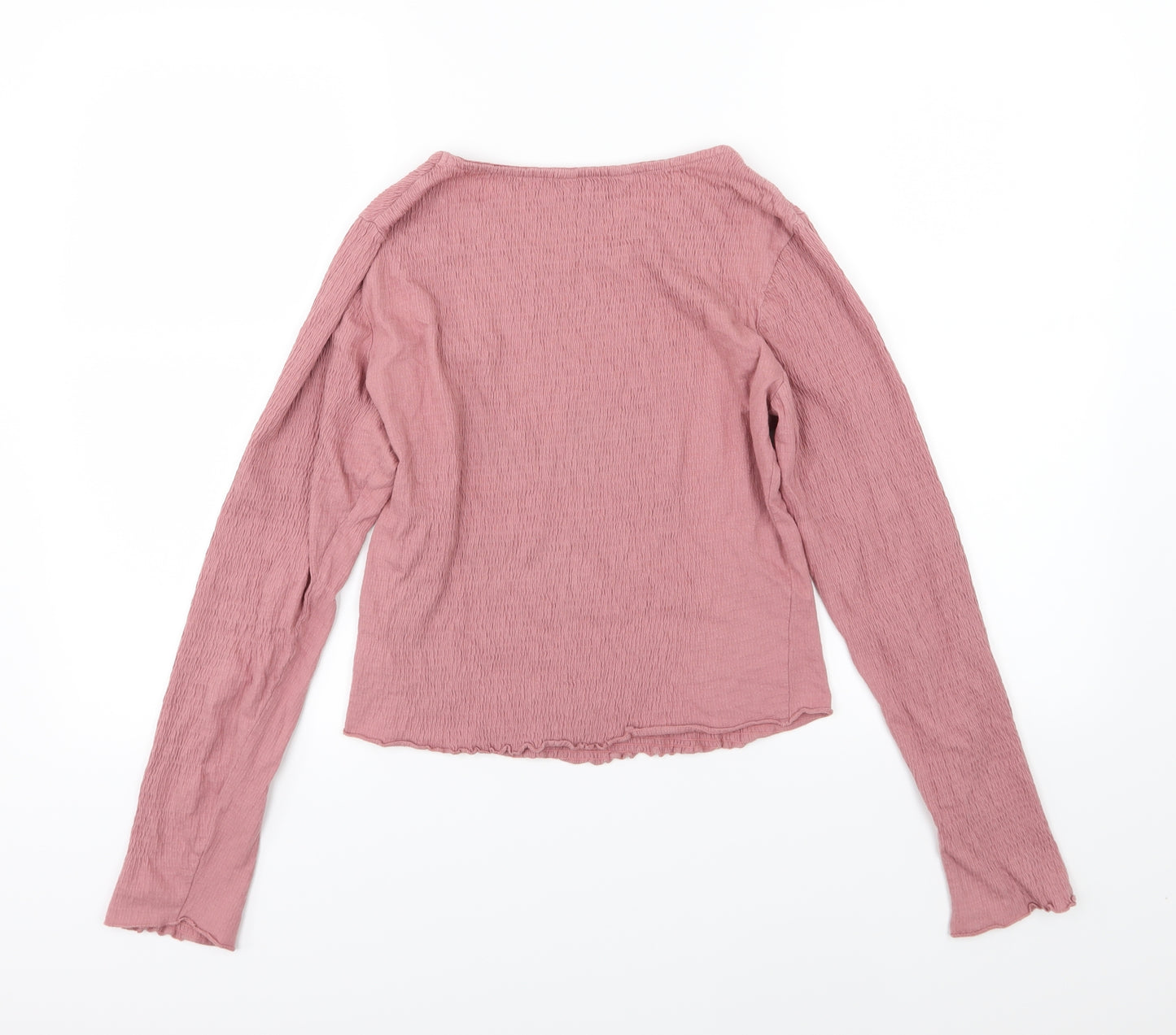 New Look Womens Pink  Jersey Basic T-Shirt Size 10