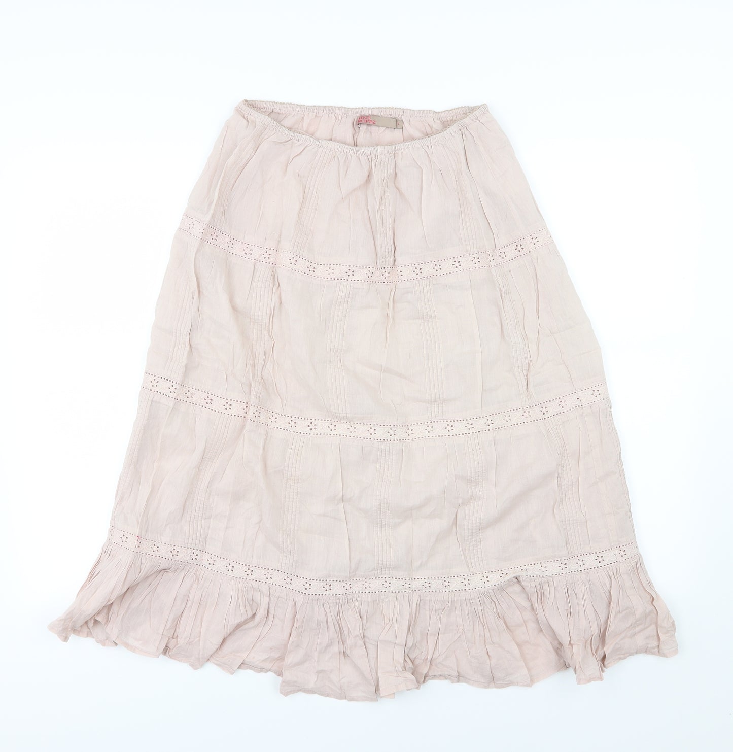 Saint Tropez Womens Pink   A-Line Skirt Size L