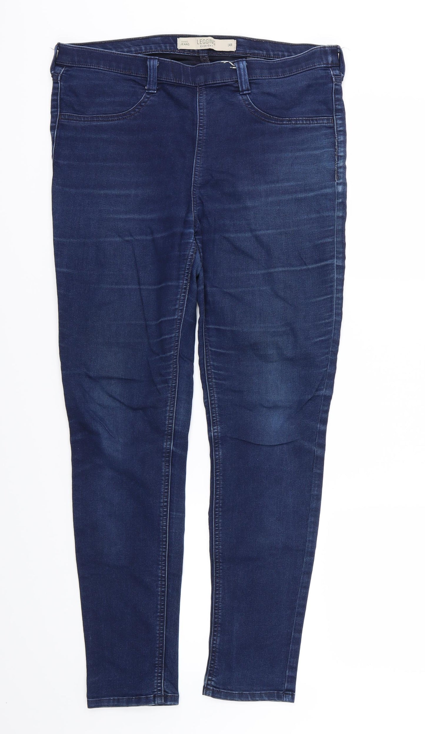 NEXT Womens Blue  Denim Jegging Jeans Size 14 L28 in