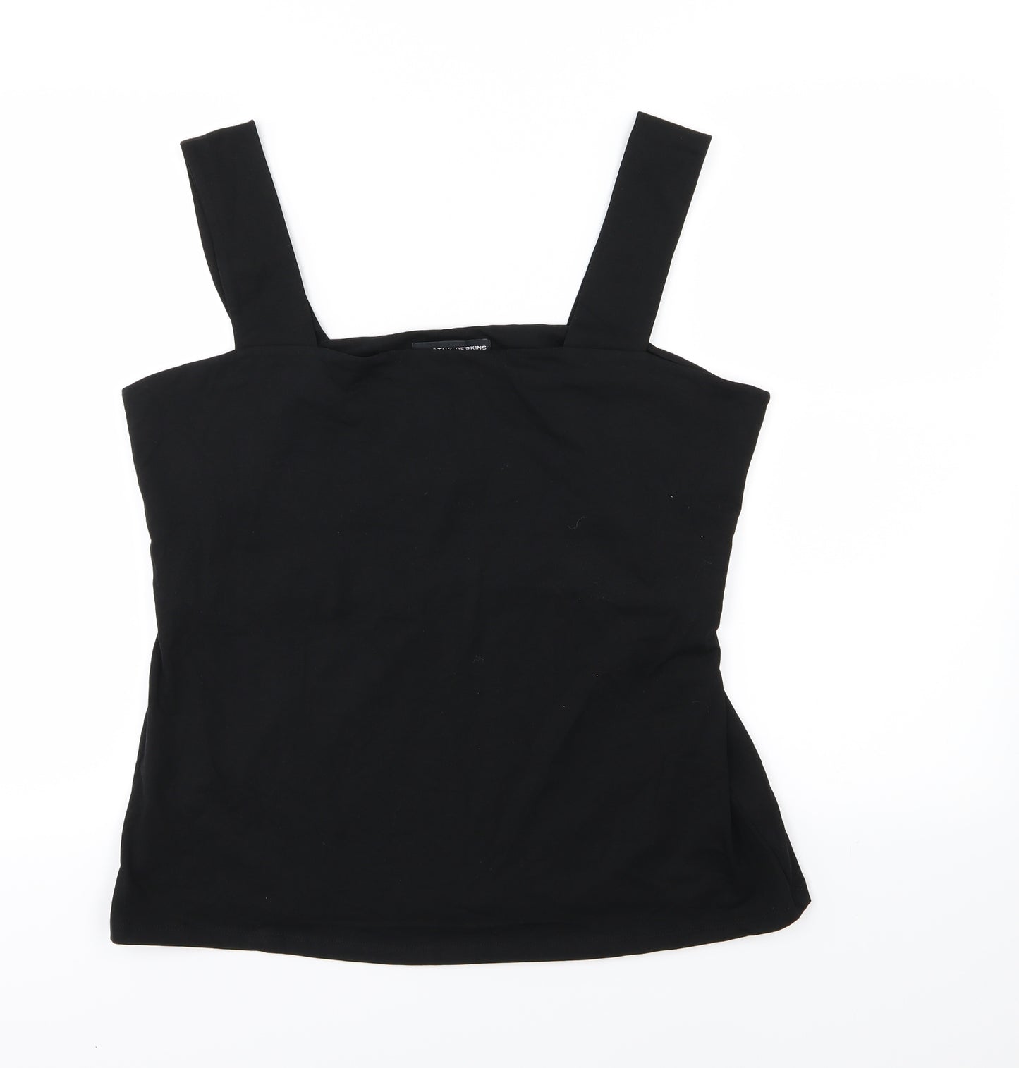 Dorothy Perkins Womens Black  Jersey Basic Tank Size 18
