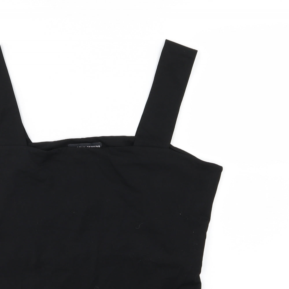 Dorothy Perkins Womens Black  Jersey Basic Tank Size 18