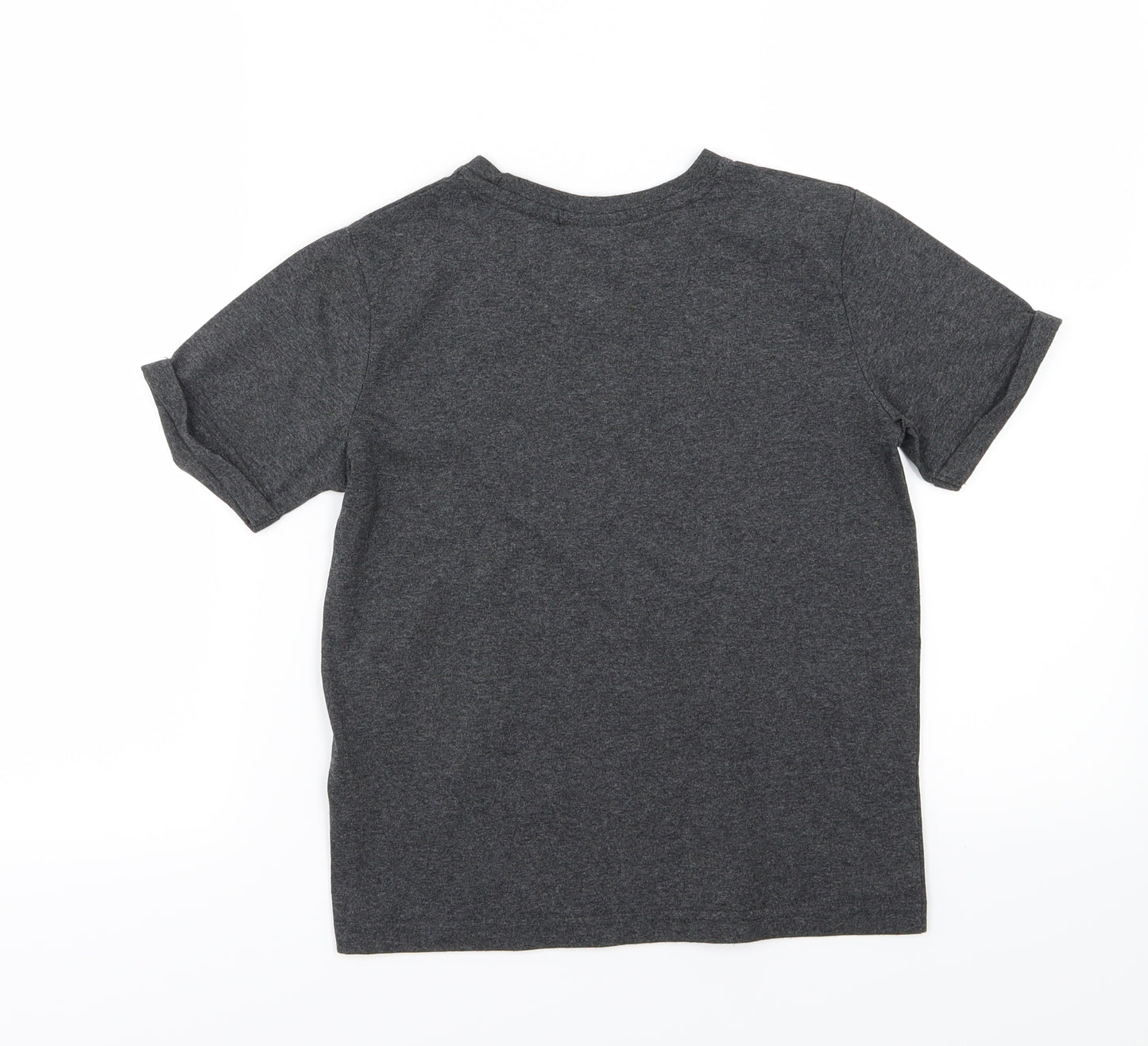 Matalan Boys Grey  Jersey Basic T-Shirt Size 8 Years  - Jurassic Park