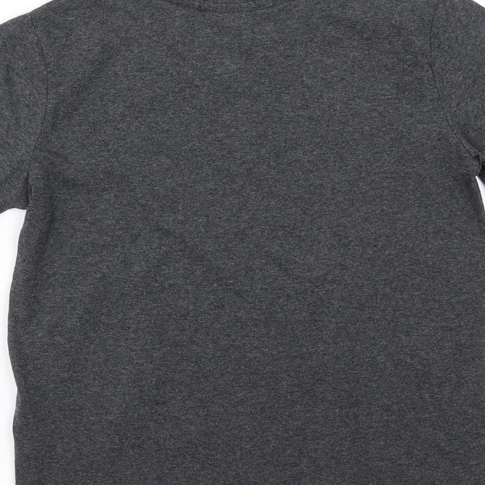 Matalan Boys Grey  Jersey Basic T-Shirt Size 8 Years  - Jurassic Park