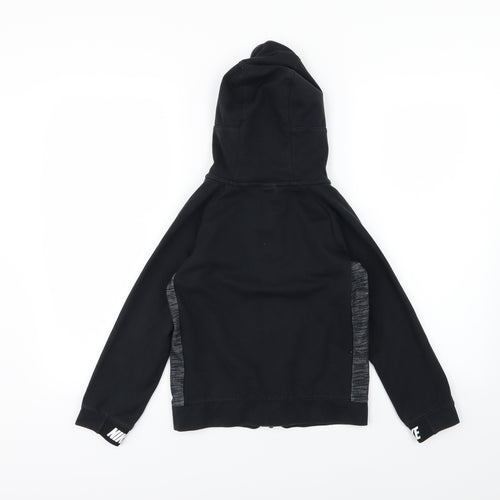 Nike Boys Black  Jersey Full Zip Hoodie Size 8-9 Years