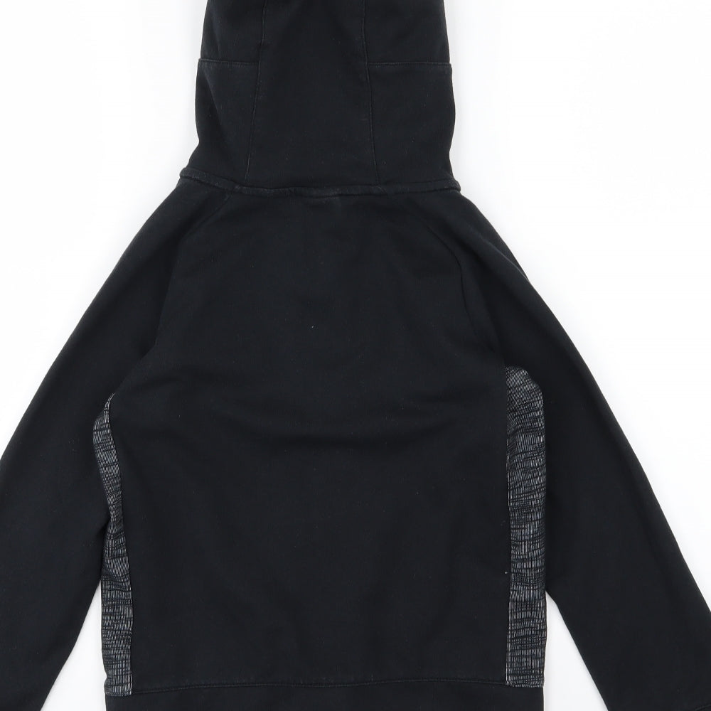 Nike Boys Black  Jersey Full Zip Hoodie Size 8-9 Years