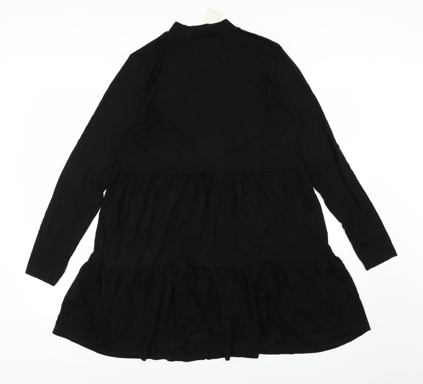 F&F Womens Black  Jersey A-Line  Size 16