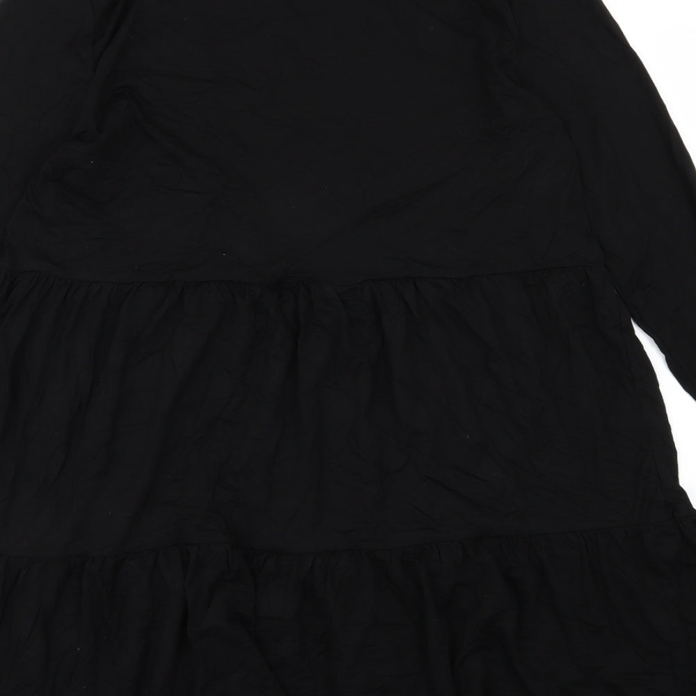 F&F Womens Black  Jersey A-Line  Size 16