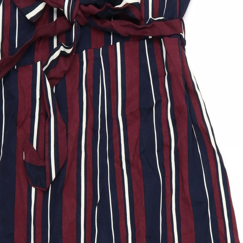 F&F Womens Multicoloured Striped  Jumpsuit One-Piece Size 18 L20 in
