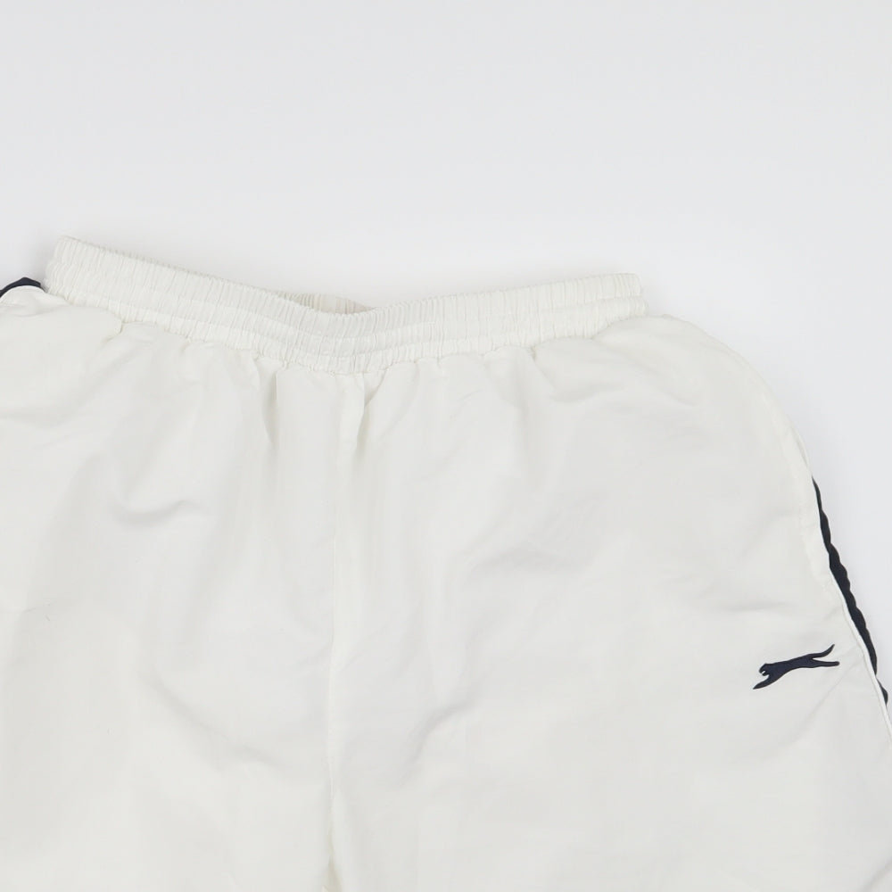 Slazenger Mens White   Sweat Shorts Size XL