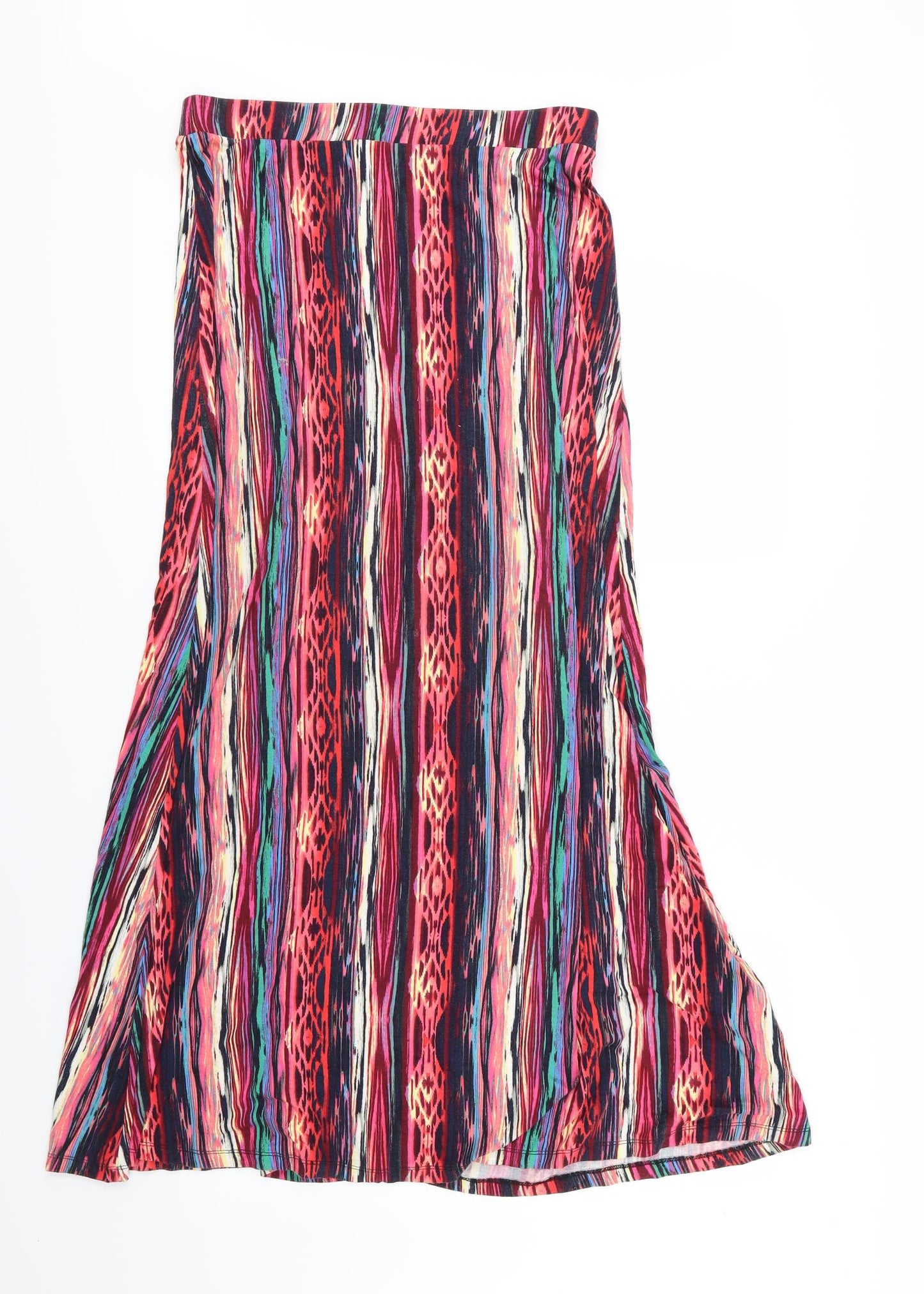 TU Womens Multicoloured Striped  Maxi Skirt Size 12