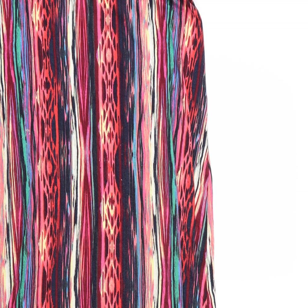 TU Womens Multicoloured Striped  Maxi Skirt Size 12