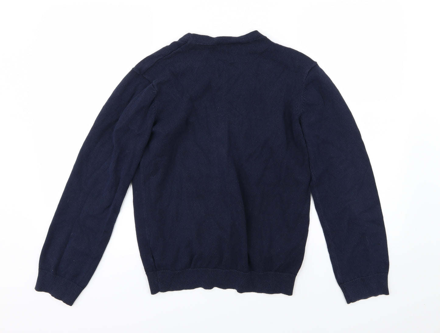 Debenhams Girls Blue  Knit Cardigan Jumper Size 15-16 Years