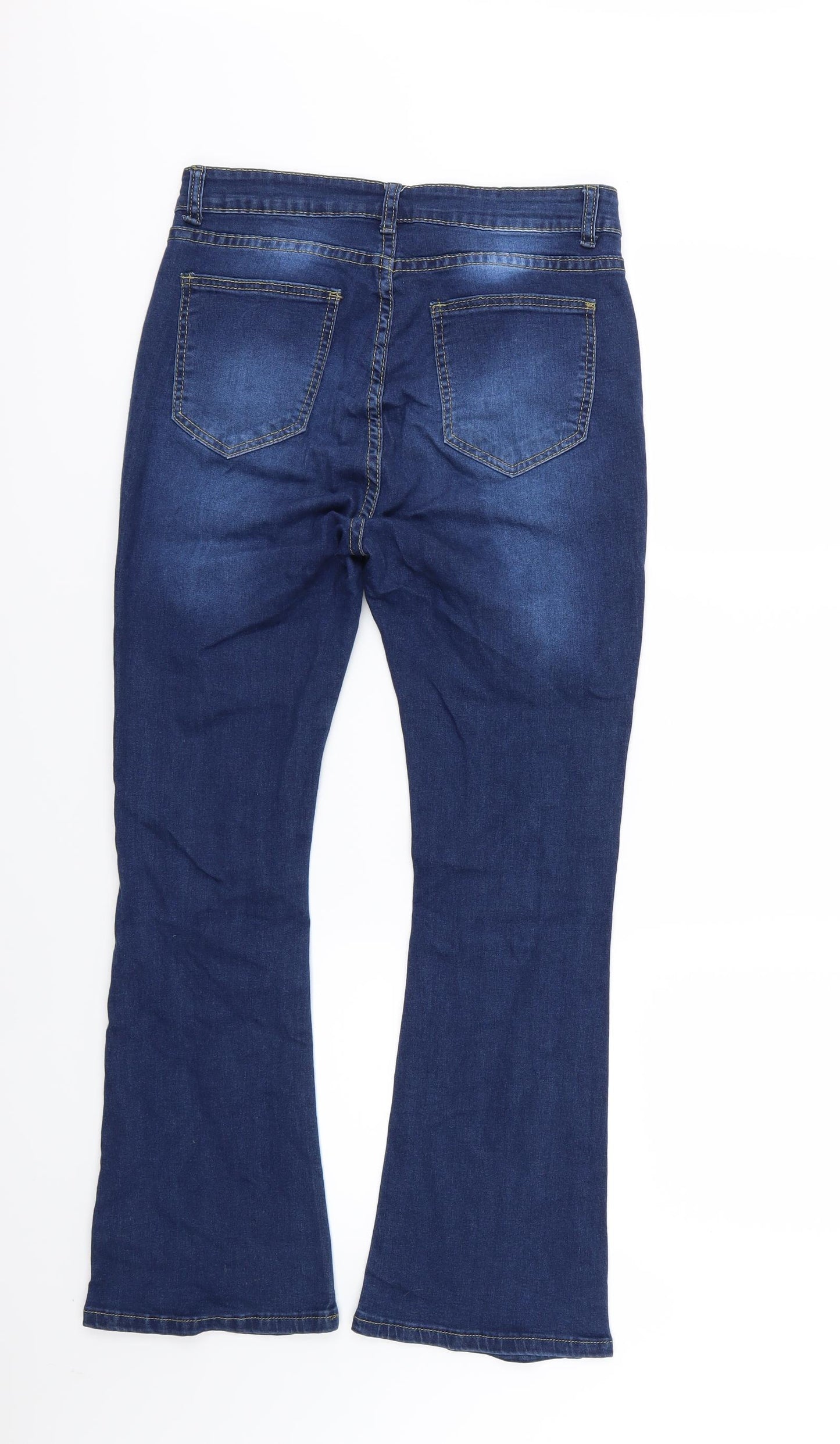 Falmer Heritage Womens Blue  Denim Bootcut Jeans Size L L28 in