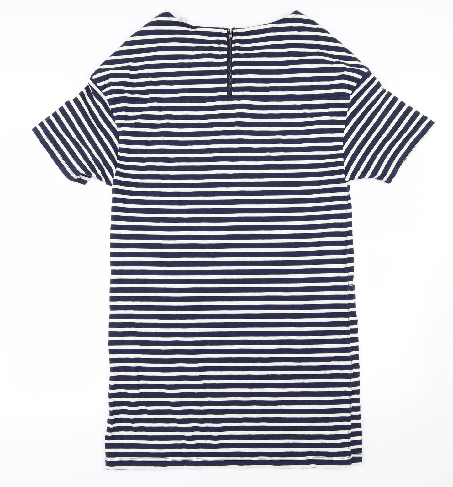 NEXT Womens Blue Striped Jersey T-Shirt Dress  Size 12