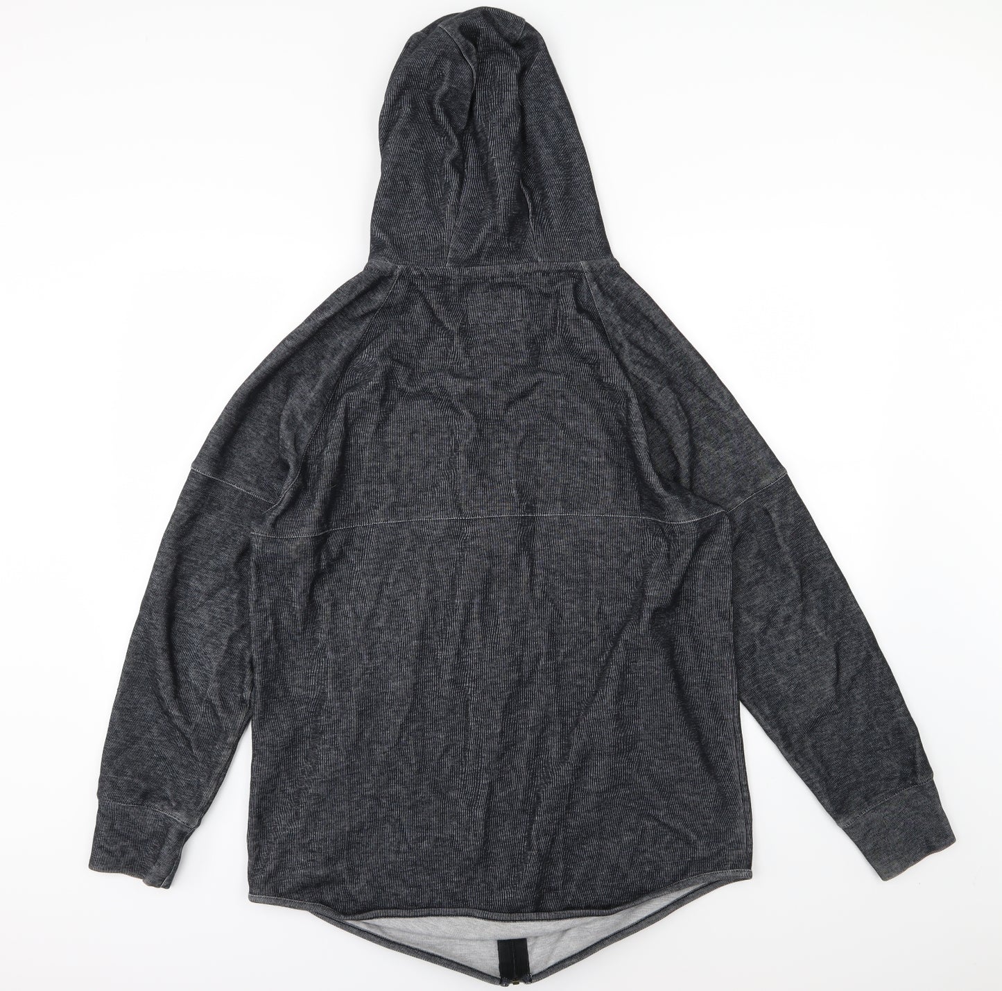 SikSilk Mens Grey  Jersey Full Zip Hoodie Size L
