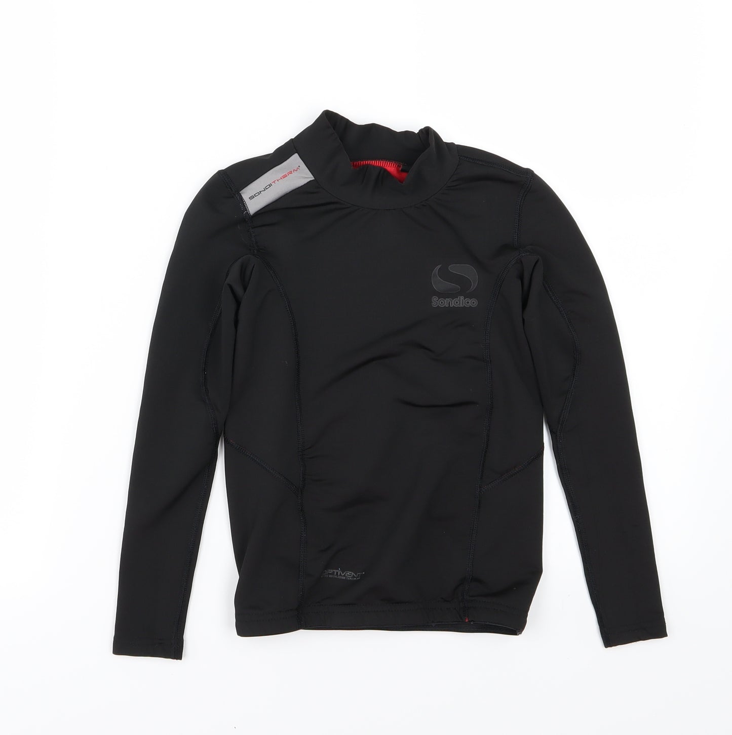 Sondico Boys Black   Basic T-Shirt Size 7-8 Years