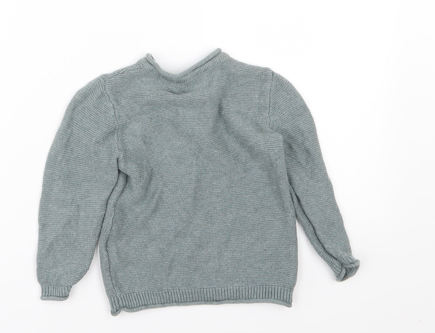 Matalan Boys Blue  Knit Pullover Jumper Size 18-24 Months