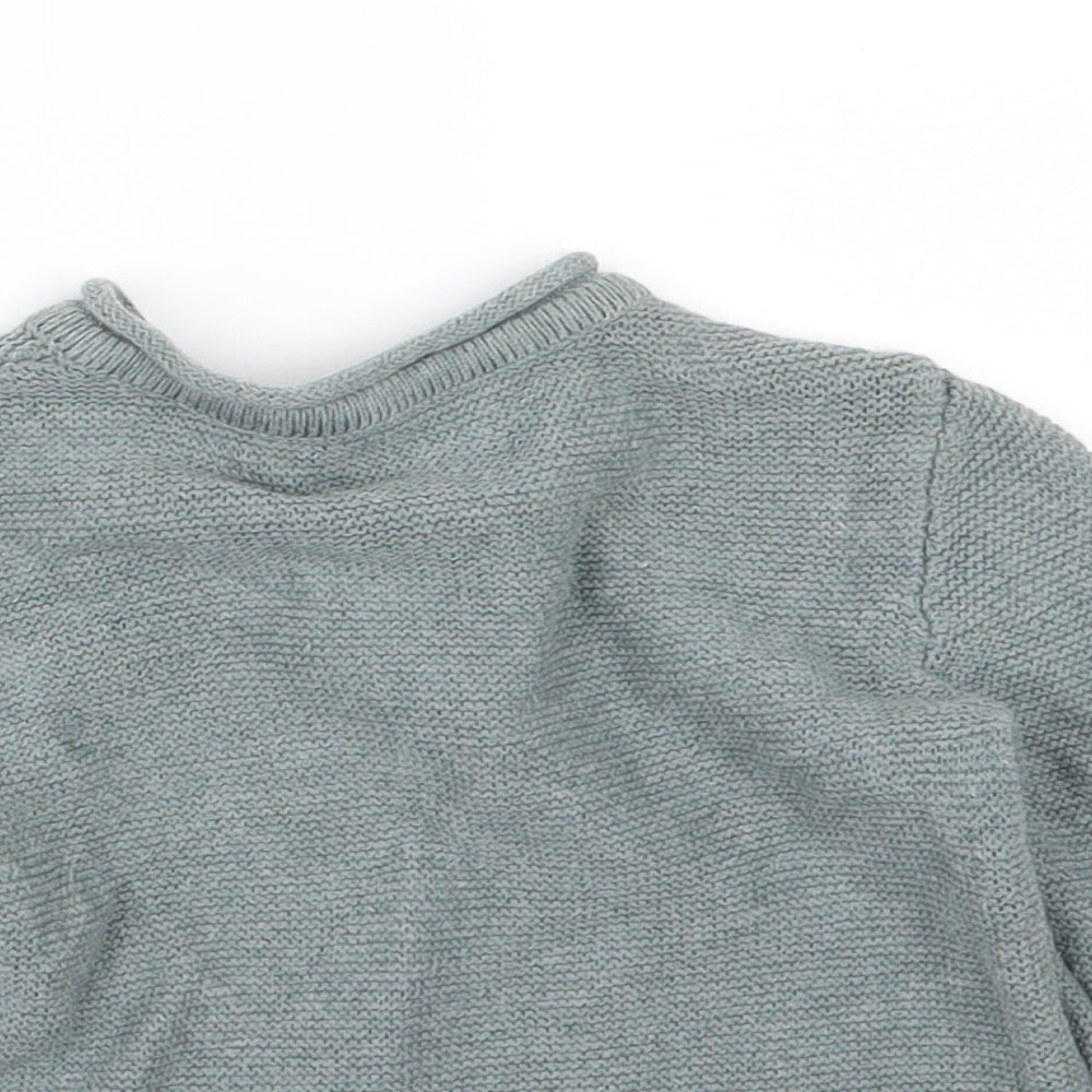 Matalan Boys Blue  Knit Pullover Jumper Size 18-24 Months