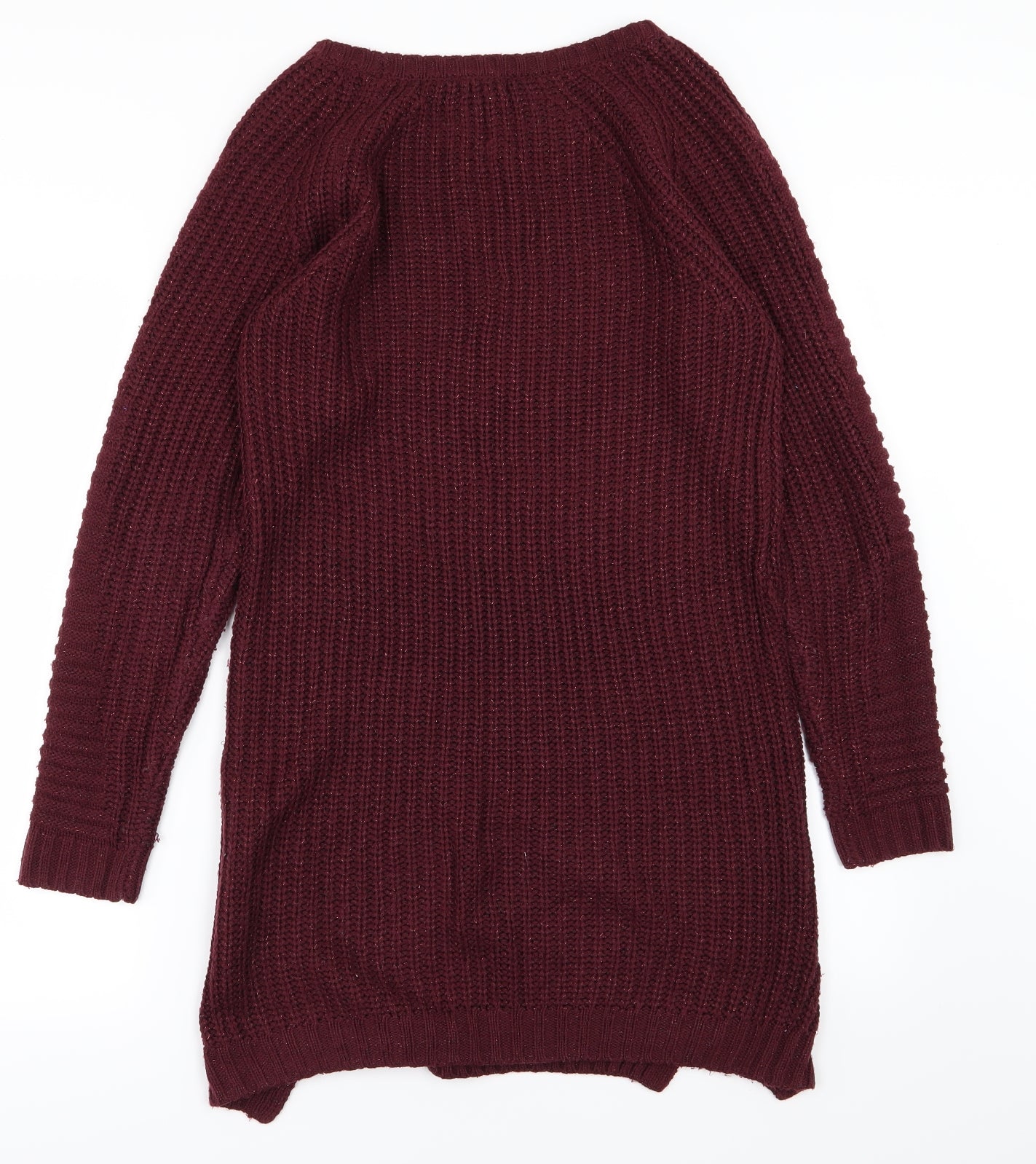 F&F Womens Purple  Knit Jumper Dress  Size 8