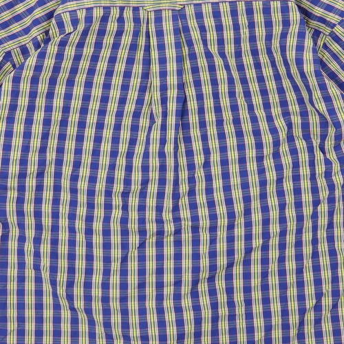 Saint Gall Mens Multicoloured Striped Woven  Button-Up Size L