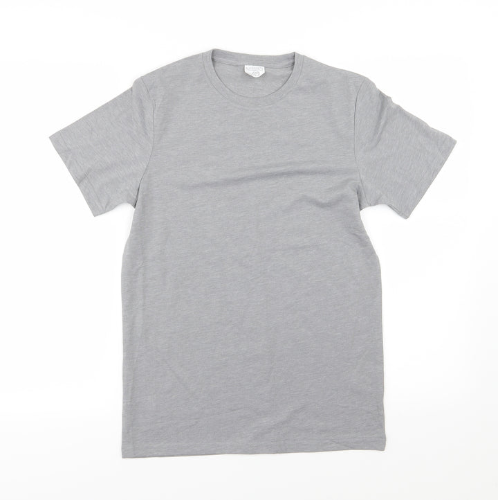 Kustom Kit Womens Grey Jersey Basic T-Shirt Size XS