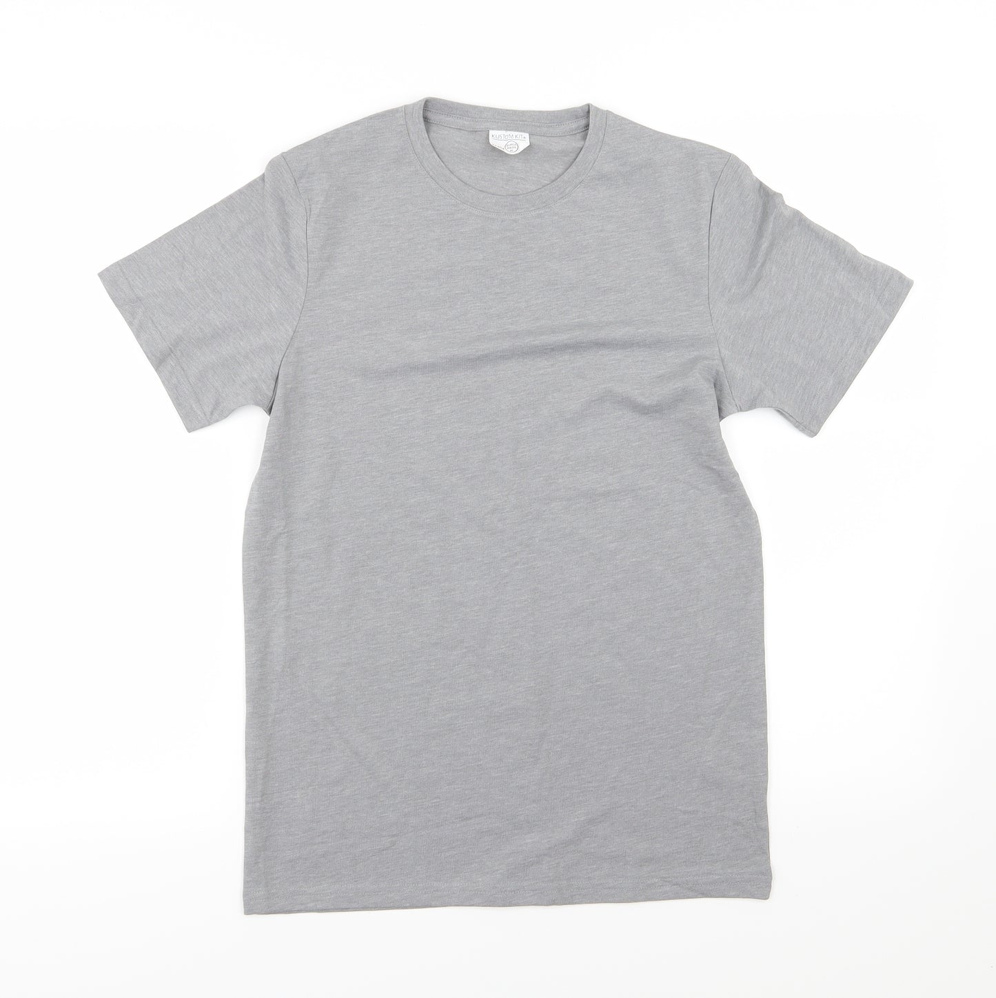 Kustom Kit Womens Grey  Jersey Basic T-Shirt Size XS