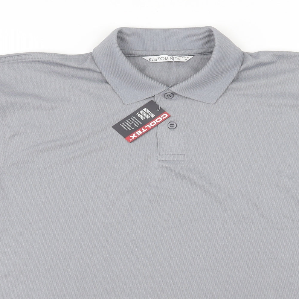 Kustom Kit Mens Grey    Polo Size M