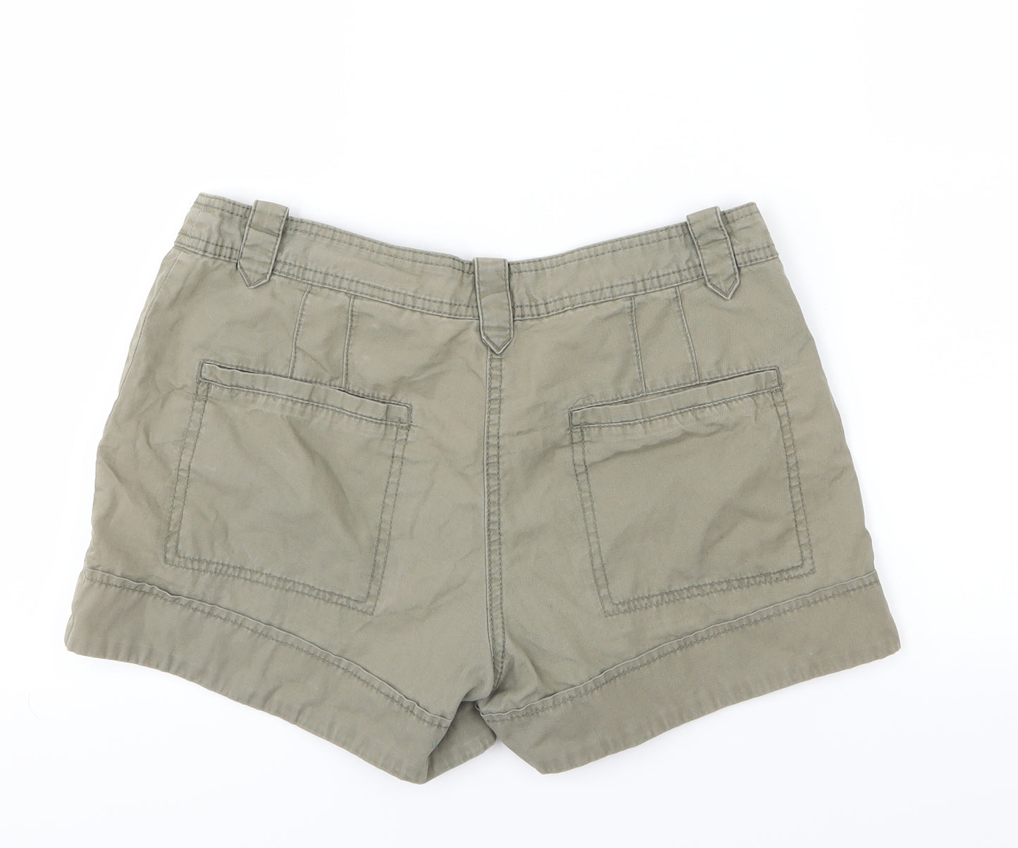 H&M Womens Green   Cargo Shorts Size 30 in