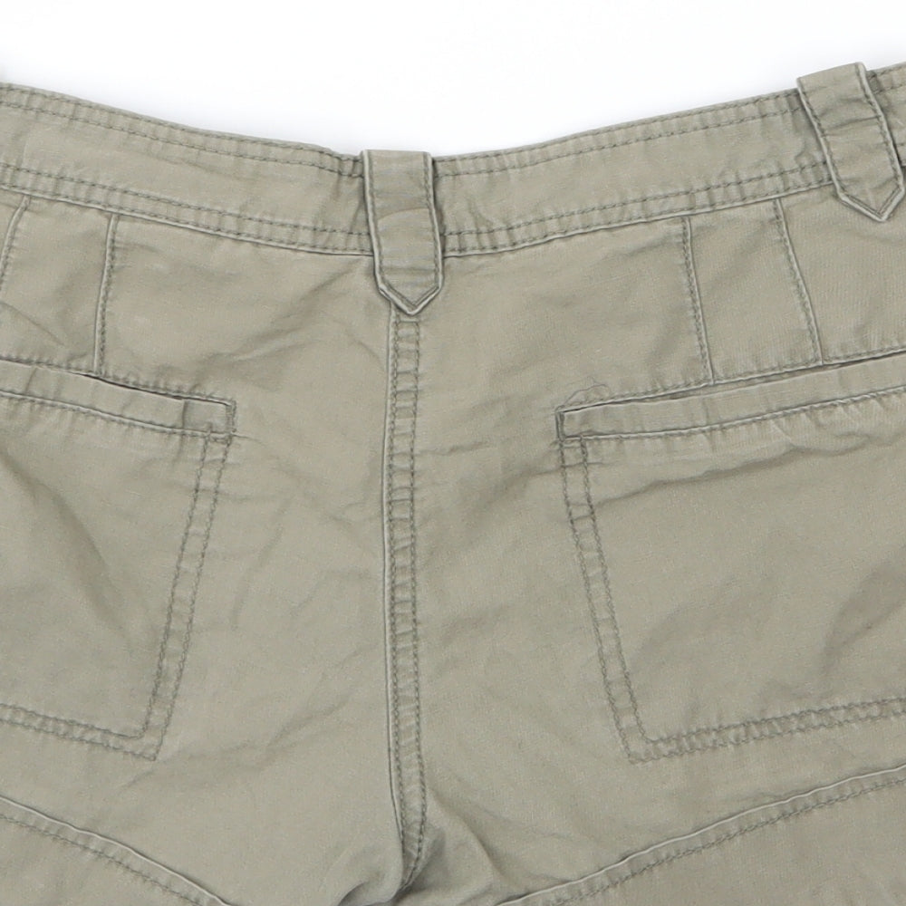 H&M Womens Green   Cargo Shorts Size 30 in
