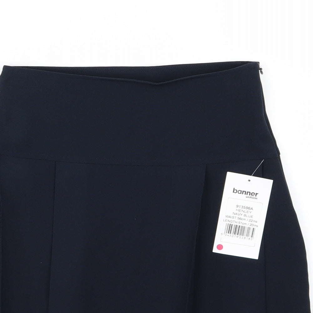 Banner Girls Blue   Pleated Skirt
