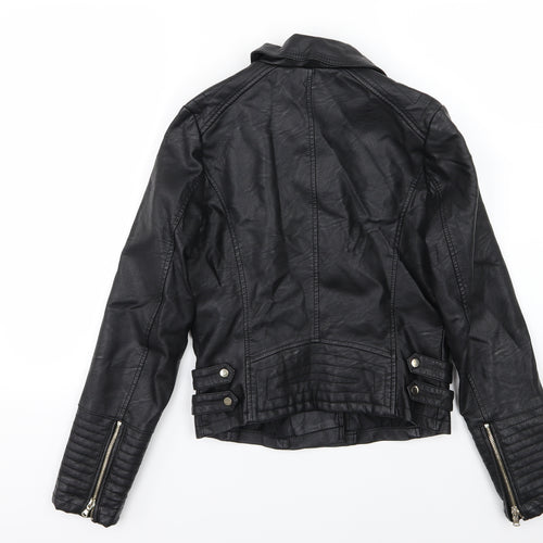 Miss Selfridge Womens Black   Jacket  Size 10