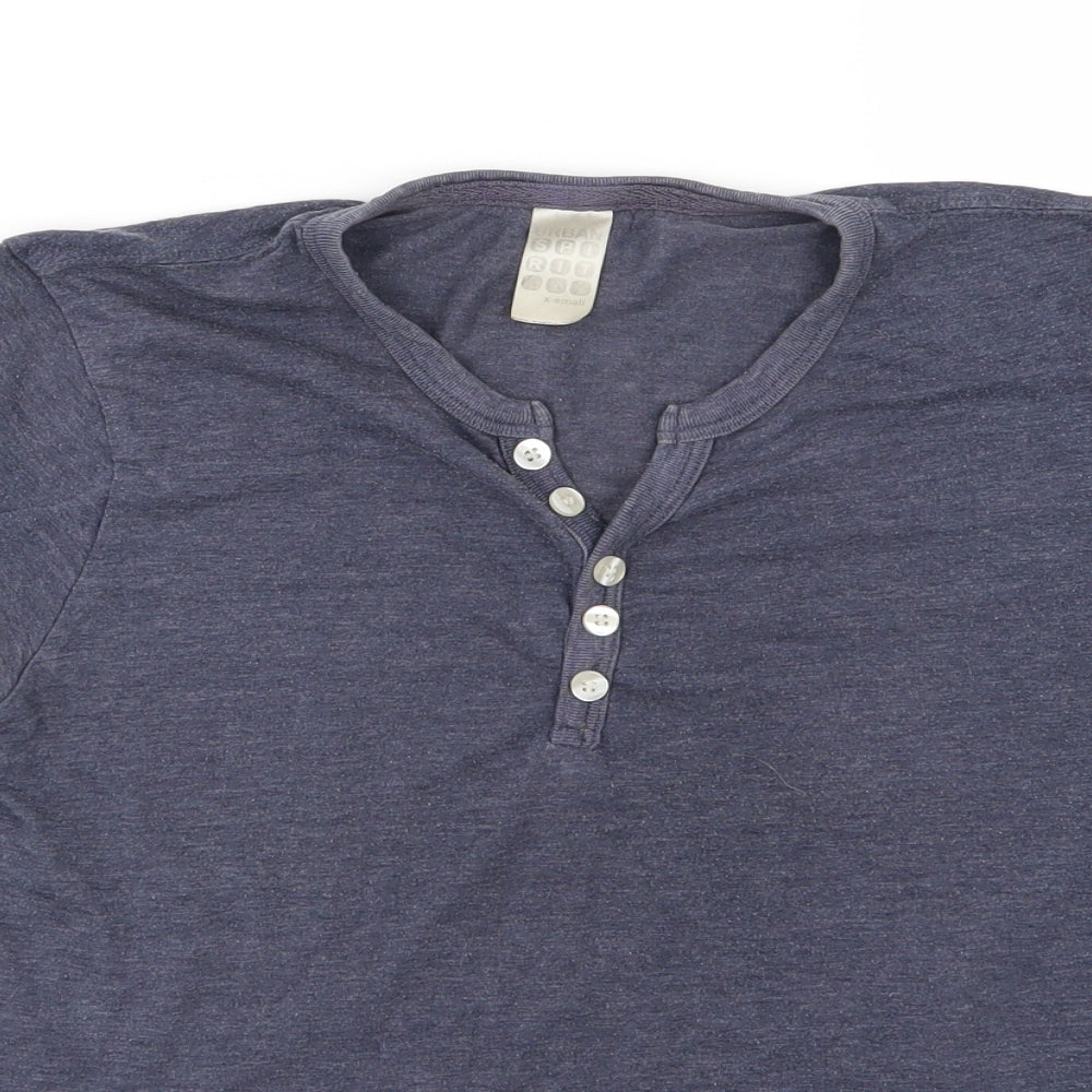 Urban Spirit Mens Blue  Jersey  T-Shirt Size XS