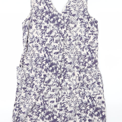 Papaya Womens Purple Floral  A-Line  Size 14