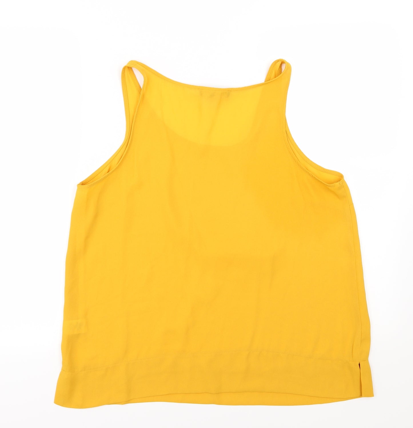 Primark Womens Yellow  Chiffon Camisole Blouse Size 14