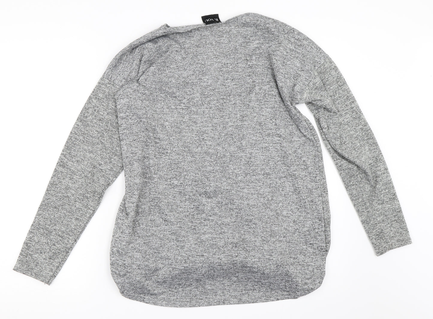 B.YOU Womens Grey   Pullover Jumper Size 12